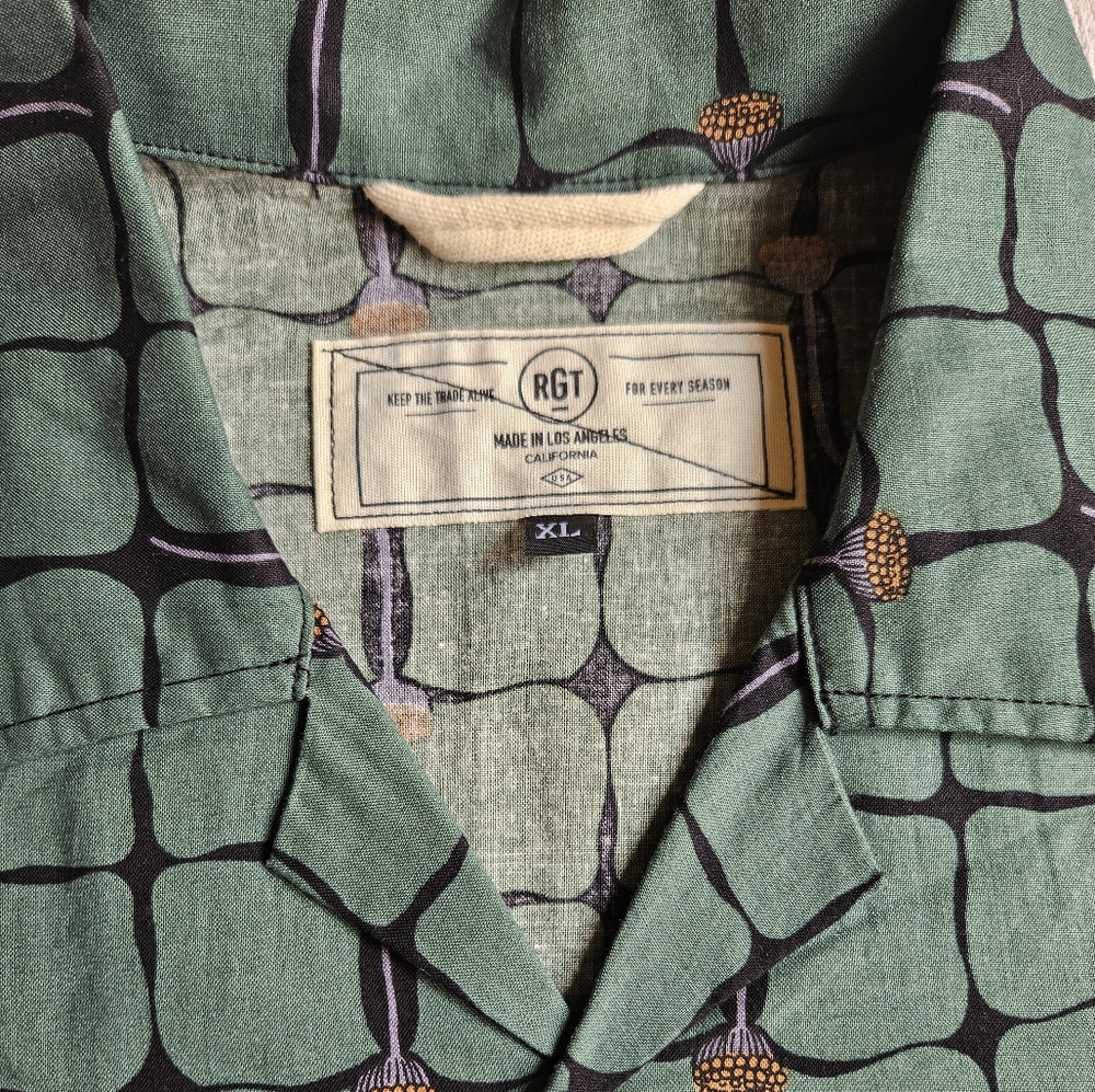 Rogue Territory Infantry Shirt Green Lotus size XL